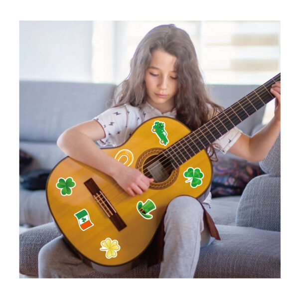 Wholesale St. Patrick's Day Four-Leaf Clover Car Series Waterproof Vinyl Stickers