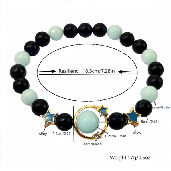O1CN01YIR0gl2IVKnNqLUjv_3919529291-0-cib Wholesale Obsidian, gold sandstone, and noctilucent fluorite bracelet