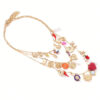 Wholesale Bohemian Love Bird Pearl Multi Layer Necklace