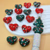 Wholesale Full Diamond Love Christmas Clay Beads