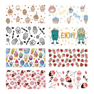 Wholesale Uv Transfer Sticker Glass Cup Crystal Label Crystal Sticker Cross-Border Exclusive for 16oz Glass Cup Special Sticker 23Cmx11Cm