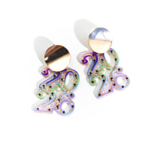 Colorful ear clip style