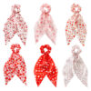 Wholesale Valentine's Day ribbons, sweet and loving lips, printed headband