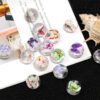 Wholesale transparent acrylic beads with built-in butterfly