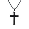 Wholesale Cross letter pendant stainless steel necklace