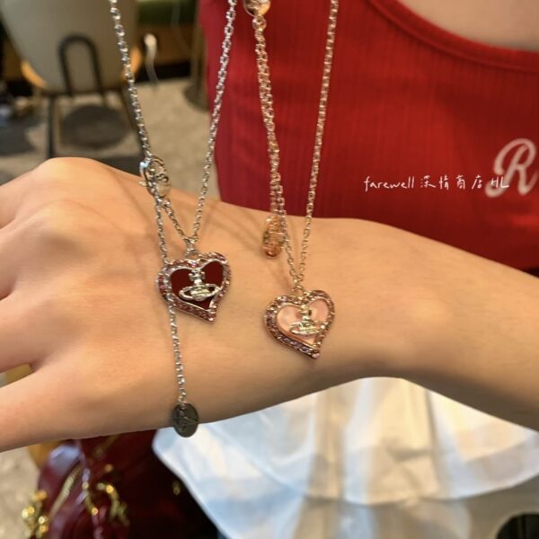 Wholesale Love Saturn Necklace