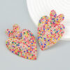 O1CN01YZsWva2II36XAHdhm_2473019262-0-cib Wholesale Colorful diamond heart-shaped multi-layered Bohemian style earrings
