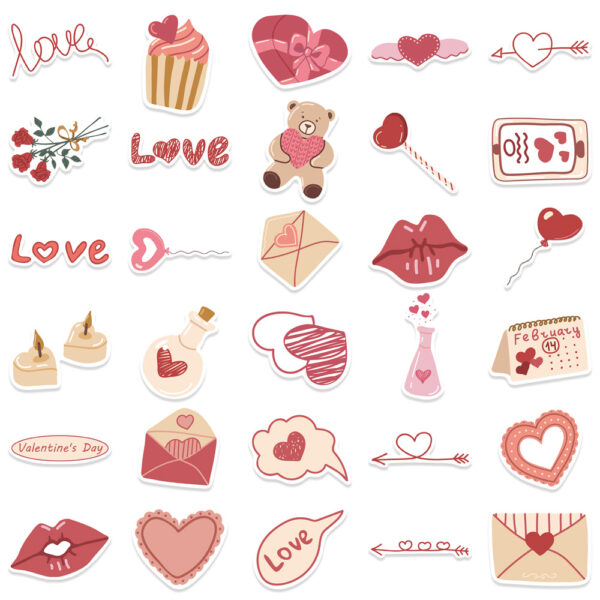 O1CN01YalbQd281t28HzLDO_2206548847873-0-cib Wholesale Cartoon Valentine's Day Love Stickers