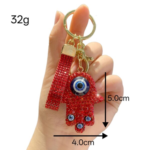 Wholesale Clay Full Drill Demon Eye Keychain