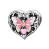 Wholesale Flowers fruits animals diverse hearts silver plated Charms