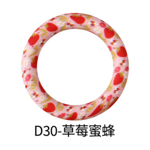 D30-strawberry bee (65mm ring)