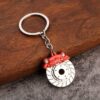 Wholesale Creative brake discs wheel hubs calipers metal keychains