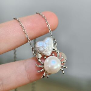 Steel color love crab