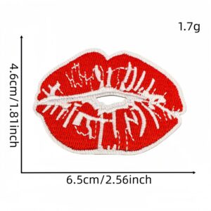 Red series cloth stickers 13 #