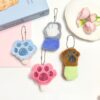 Wholesale Colorful Sweet Cat Claw Plush Claw Keychain
