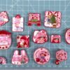 Wholesale Beaded crossbody chain bag charm, strawberry girl series, double-sided printed aessories, DIY themed aessories, cute.