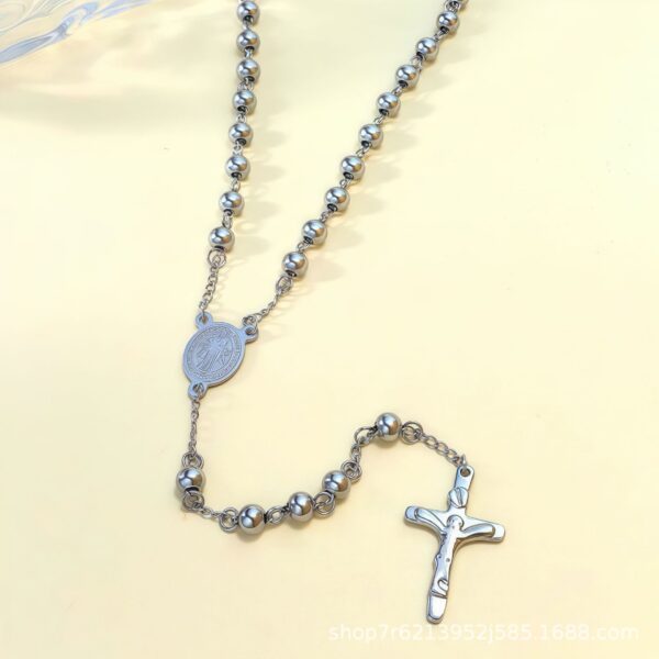 Wholesale 6mm Virgin Mary Cross Necklace
