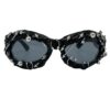 Wholesale Metal rivet dark series UV resistant sunglasses