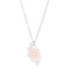 Wholesale Moon and Sun Three-person Splicing Alloy Diamond Two-piece Set Necklace