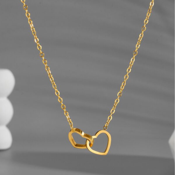 Wholesale Heart-shaped Necklace Titanium Steel