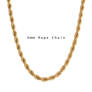 5mm twist chain necklace 16 5cm