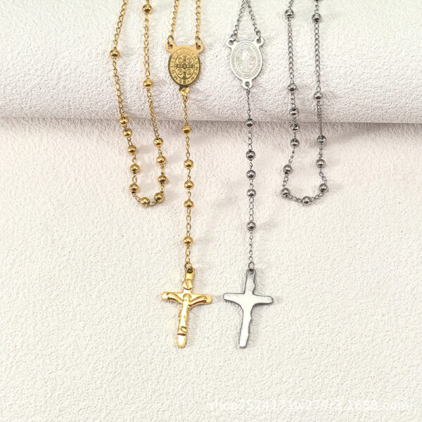 Wholesale Cross Madonna necklace