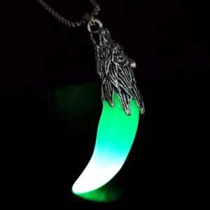Ancient silver green light