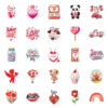 Wholesale 50pcs Valentine's Day Cute Cartoon Graffiti Waterproof Stickers