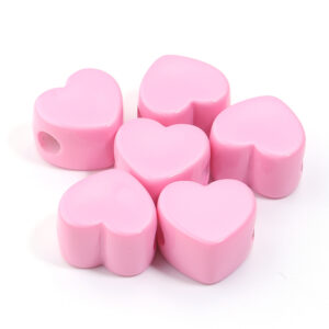 Heart pink / 19.5*21.5mm aperture 6.2mm