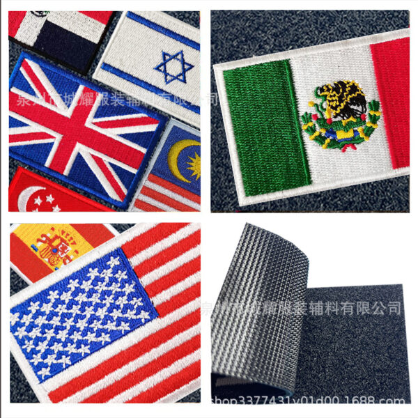 Wholesale Embroider Velcro Custom Cartoon Cloth Stickers Tactical Patches