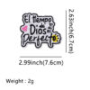 Wholesale 5pcs Simple Love English Black and White Quotations Embroidery Cloth Sticker Patch