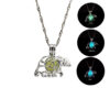 Wholesale Luminous Polar Bear Pendant Glowing Alloy Necklace