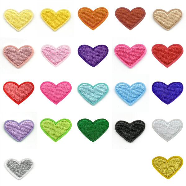 O1CN01Z8DJKQ1C3Uauj73Of_2893910025-0-cib Wholesale Colorful heart-shaped embroidery DIY Patches