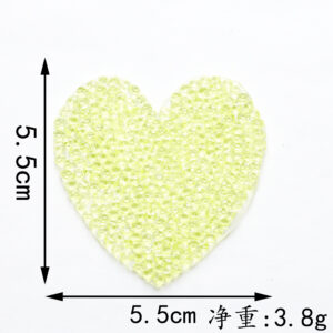 5.5*5.5cm*yellow love*hot melt adhesive