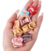 Wholesale Acrylic Cute Cartoon Cat Star Bow Biscuit Printing Beads OLY Exclusive
