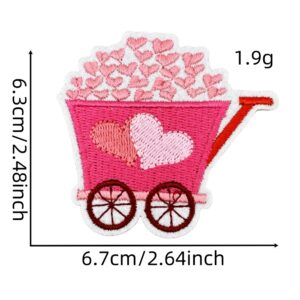 Pink couple cloth stickers 22#