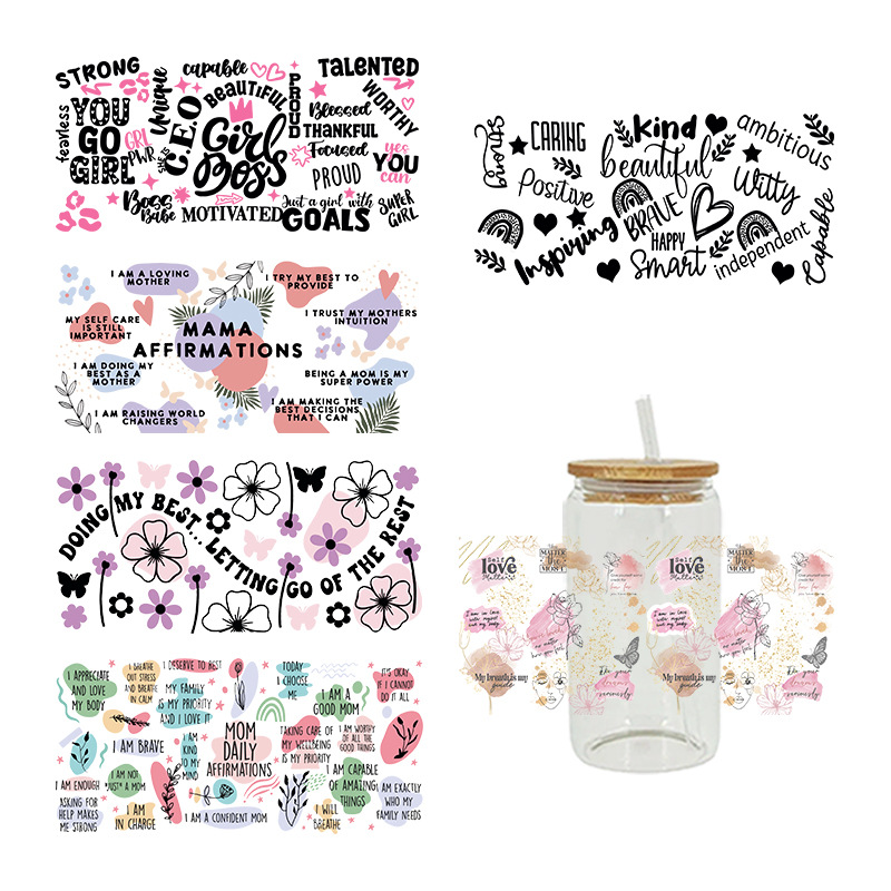 Wholesale New Cartoon printing heat transfer C sticking crystal logo pattern 23 cmX11cm in stock