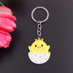 Spotted eggshell chick-Keychain