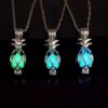 Wholesale Valentine's Day Gift Creative Hollow Pineapple Luminous Necklace