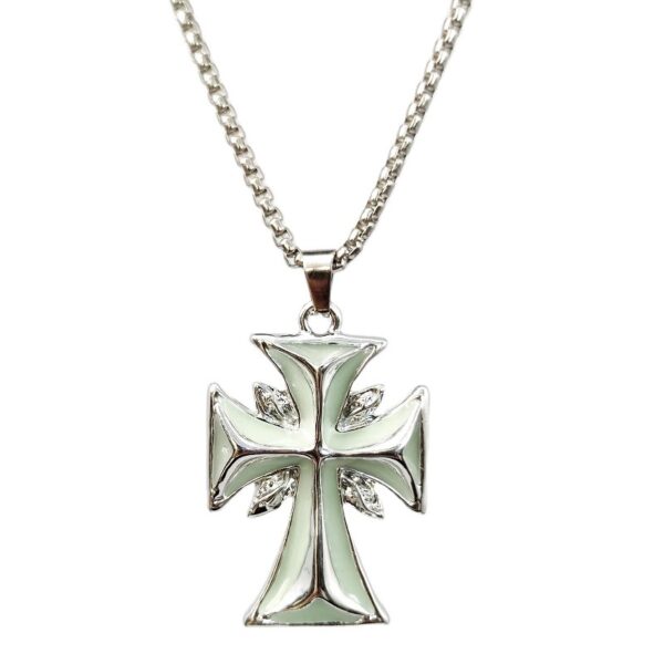Wholesale Cool glow-in-the-dark cross necklace
