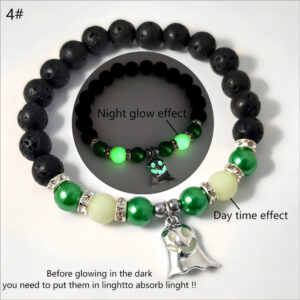 4# green beads green light
