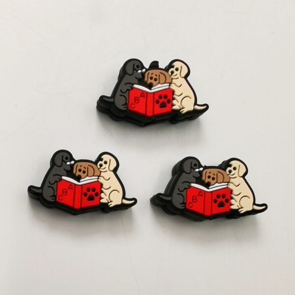 O1CN01ZKADp72FO3f2XEiei_2216349148869-0-cib Wholesale 10pcs Creative Puppy Cartoon Silicone Beads