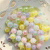 Wholesale 10pcs 16mm colored jelly acrylic beads