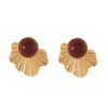 Wholesale Retro round sunburst earrings