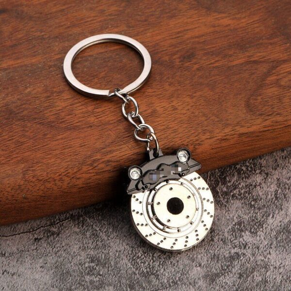 Wholesale Creative brake discs wheel hubs calipers metal keychains