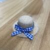 Wholesale Mini bow woven straw hat Doll Accessories