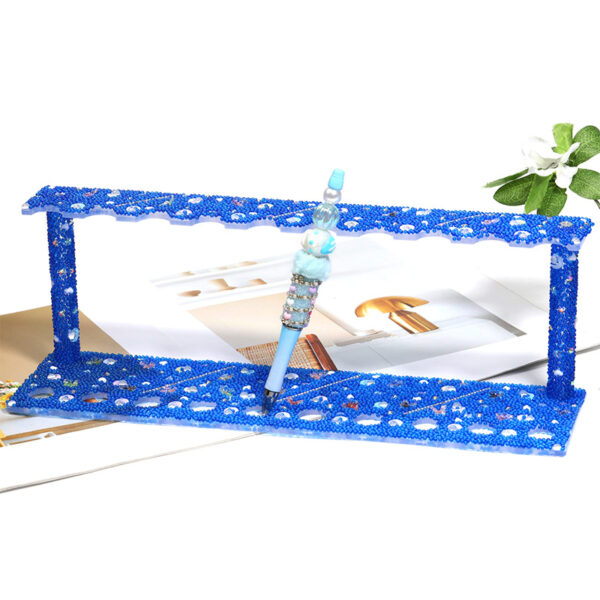 Wholesale Colorful acrylic plastic bead pen display pen holder
