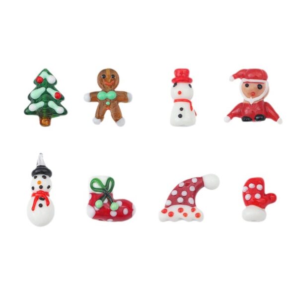 O1CN01ZQ9FnJ1hINqDwzMv1_2213857894254-0-cib Wholesale Snowman, , Christmas tree, gingerbread man, glass beads
