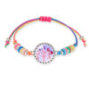 Wholesale Cute cartoon girl rainbow bracelet