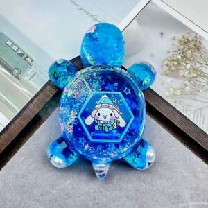 [blue] cartoon explosive quicksand turtle / 9.3cm large cartoon quicksand turtle
